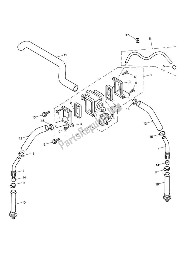 Todas as partes de Controle De Emissões do Triumph America Carburettor 790 2002 - 2007